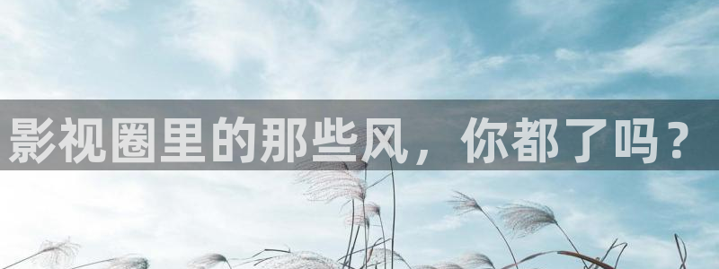 四虎影音高清：影视圈里的那些风，你都了吗？
