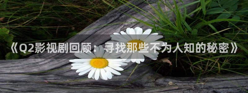 四虎最新影城：《Q2影视剧回顾：寻找那些不为人知的秘密》